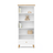 Holzregal 1S 80 Scandi weiß / natürliche Eiche