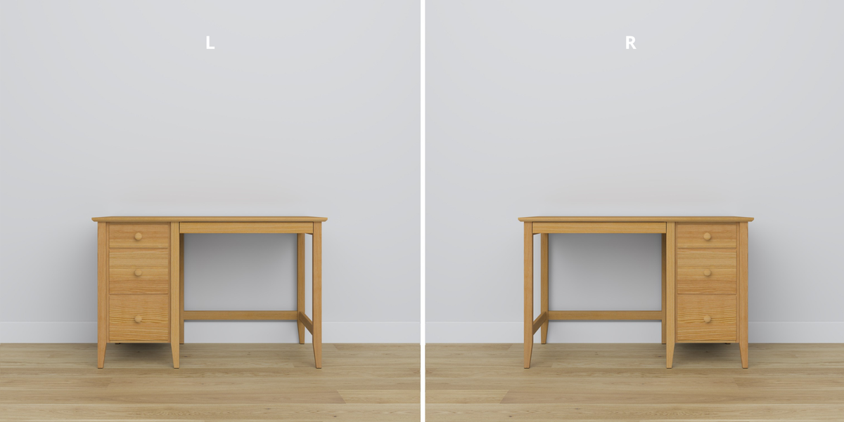 Bureau 3S en pin pin naturel w bureau – décoration scandinave, Nizio
