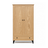 Armoire 2D1S Scandi en chêne chêne naturel / noir