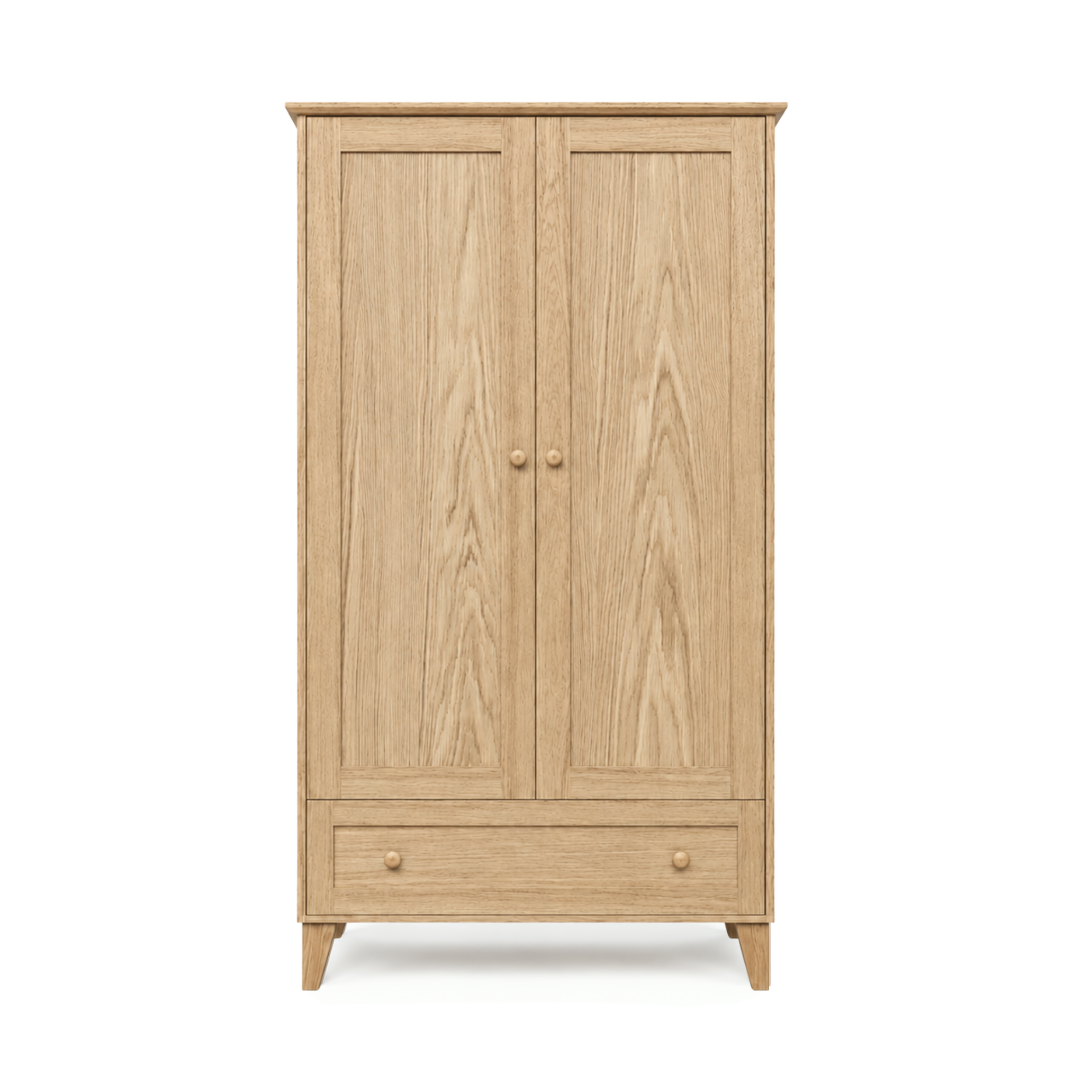 Armoire 2D1S Scandi en chêne chêne naturel