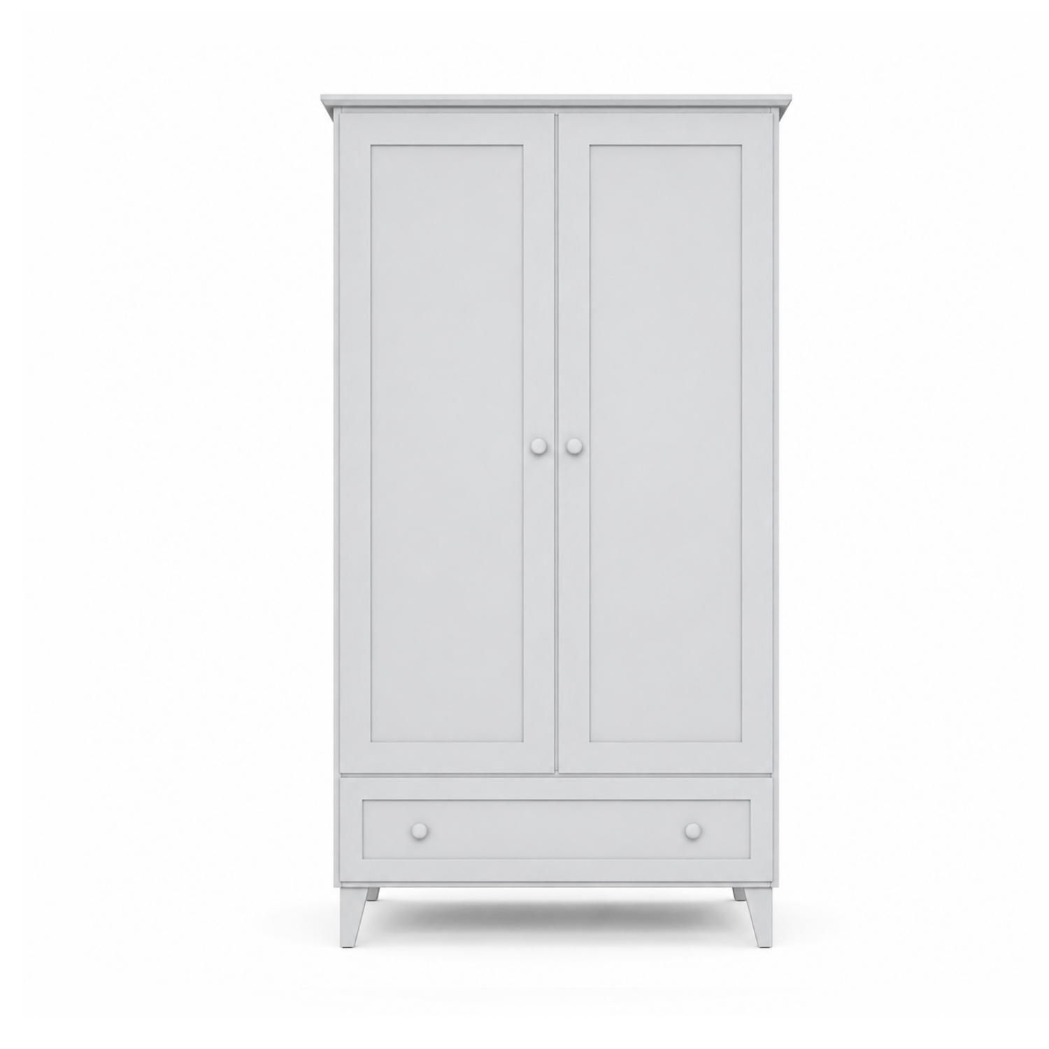 Armoire 2D1S Scandi en bois gris