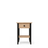 Table de chevet 1S N01 Scandi en chêne chêne naturel / noir