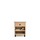 Oak bedside table 1S N02 Scandi oak natural / black