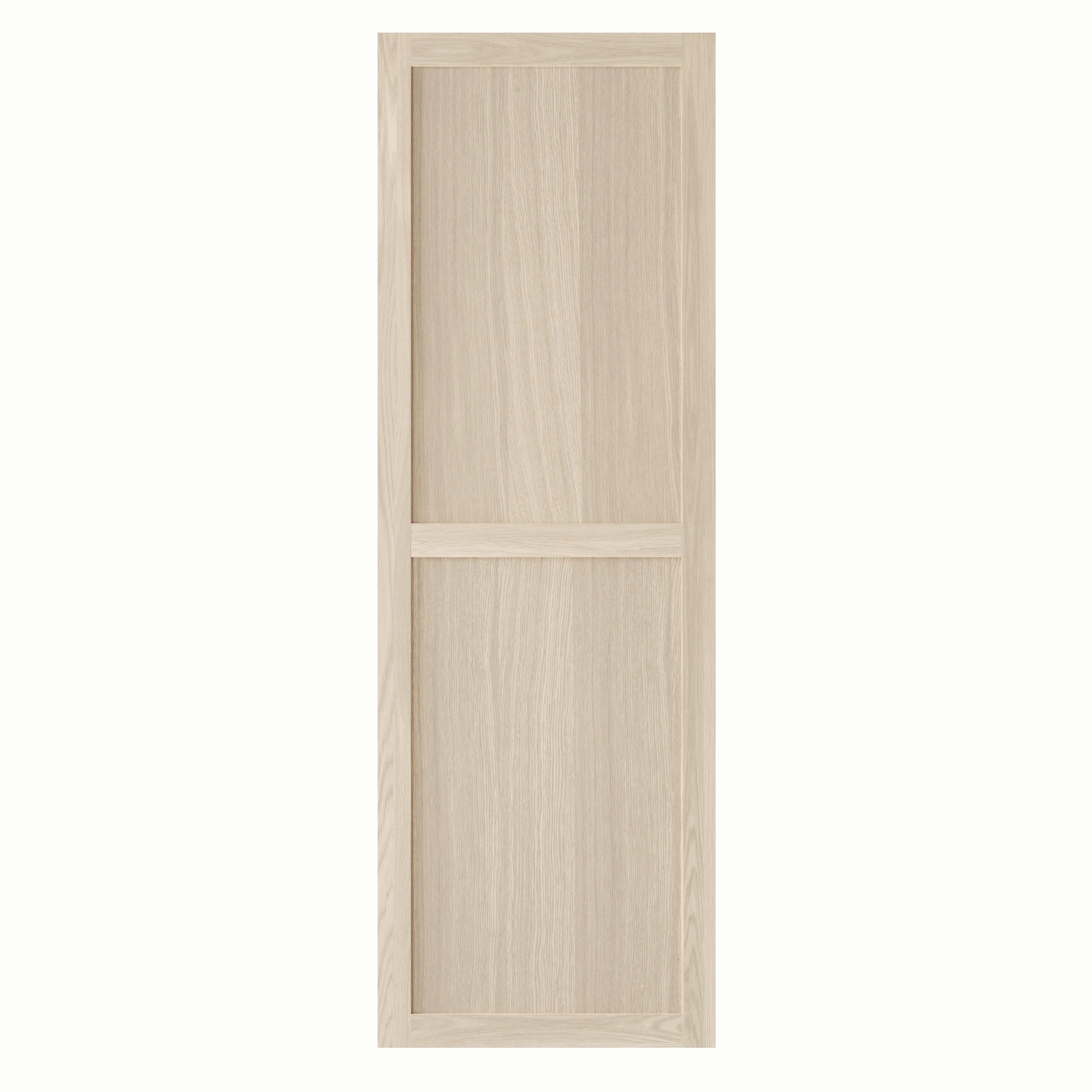 Möbelfront aus gebleichter Eiche