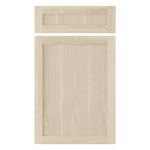 Façade de meuble en chêne blanchi