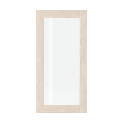 Façade en chêne avec verre