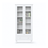 Vitrine 1S 90 Scandi en bois blanc
