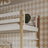 White and Oak Wooden Bunk Bed with Drawer – Scandinavian Design, Nizio